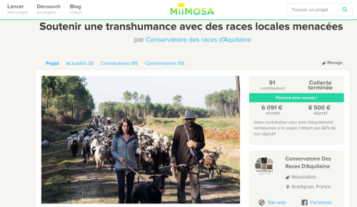 Merci aux parrains de la transhumance !!
